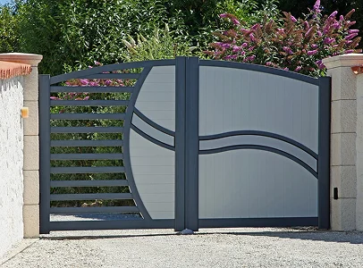 pose de portails battants à La Châtre près d'Argenton-sur-Creuse en Indre 36